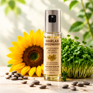 Cold-Pressed Sunflower Oil + Microgreens Infused Spray